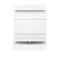 Manhattan Comfort City 1.2 Floating Wall Theater Entertainment Center in White Gloss